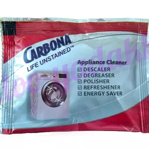 پودر جرمگیر ماشین لباسشویی و ماشین ظرفشویی ال‌جی Carbona یک عددی