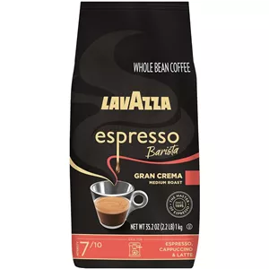 دانه قهوه لاوازا مدل Espresso Barista Gran Crema وزن ۱ کیلوگرم 