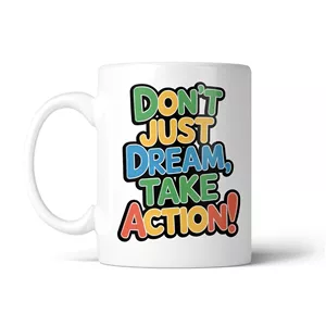 ماگ تایپوگرافی طرح take action کد SM-15059