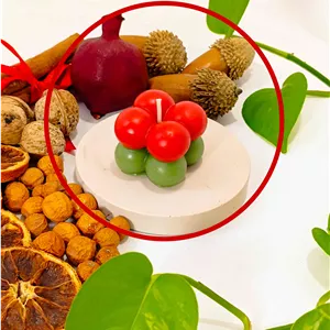 شمع فانتزی گیفت روبیک یلدایی بدون جعبه