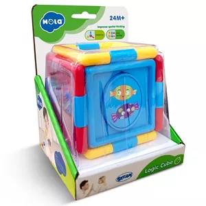 مکعب منطق هولا تویز کد E7990 مناسب بالای 24 ماه