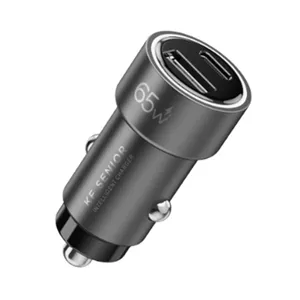 شارژر فندکی 2 پورت 65 وات KF Senior مدل CH-161