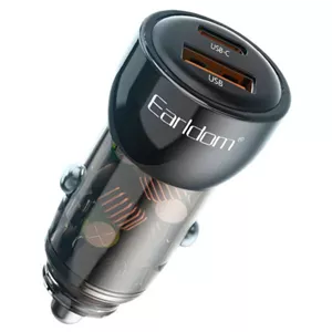 شارژر فندکی 2 پورت 30 وات ارلدام مدل Earldom ES-CC31