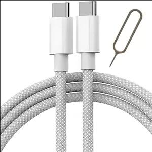 کابل شارژ آیفون 16 مدل دوسر Type-C کنفی سوزن سیمکارت دار اصلی گارانتی 1ساله