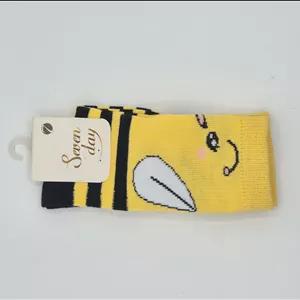 جوراب طرحدار ساق بلند seven day برای سن ۱ سال