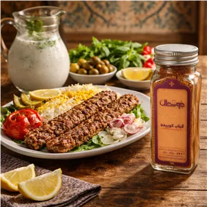 ادویه کباب کوبیده/با کیفیت عالی/برند زعفران خوشحال 