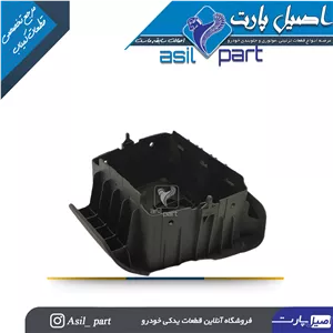 قاب وسط (درپوش) ایربگ فرمان خاکستری پژو پارس جدید کد4863 -اصیل پارت