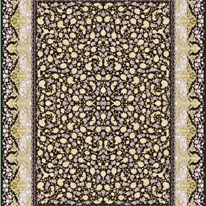 فرش پرشین مشهد 1200 شانه تراکم 3600 طرح 36030 طوسی تمام نخ اکریلیک