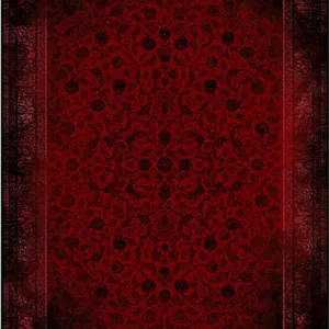 فرش پرشین مشهد 1200 شانه تراکم 3600 کد 36049 لاکی تمام نخ اکریلیک