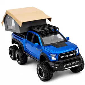 ماکت ماشین فلزی Ford pick_up کمپینگ | فورد پیکاپ