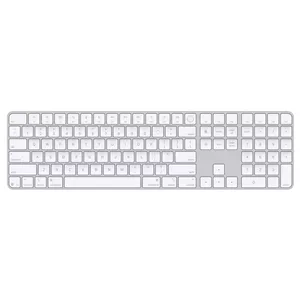 مجیک کیبورد تاچ ایدی با نام‌پد اپل با درگاه تایپ سی Magic Keyboard Touch ID رنگ سفید مدل MXK73