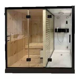 کابین سونا بخار و خشک برند زرین آب مدل آلیبرت