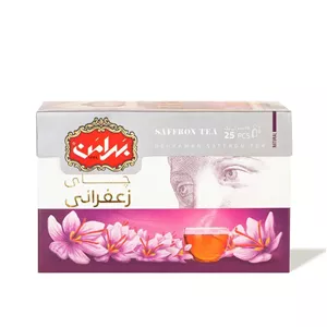 چای تی بگ سیاه زعفرانی بهرامن BAHRAMAN