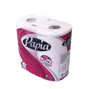 دستمال حوله ای 4 لایه 2 رول بزرگ پاپیا Papia