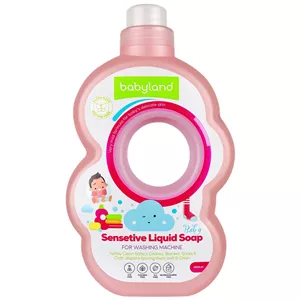 صابون مایع ماشین لباسشویی پوست حساس کودک بی بی لند (1000 گرم)