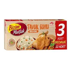 عصاره مرغ بیزیم موتفاک Bizim mutfak بسته 12عددی