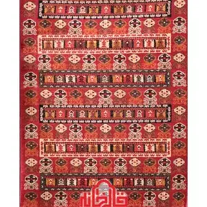 گلیم فرش سهند کلکسیون جیران کد 808 زمینه لاکی