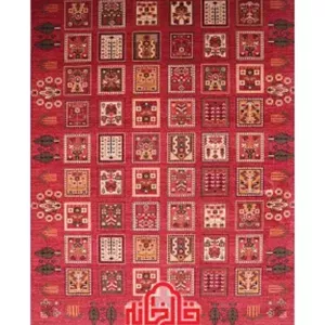 گلیم فرش سهند کلکسیون جیران کد 816 زمینه لاکی