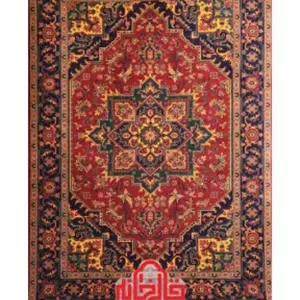 فرش هیوا کلکسیون سبز 700 شانه طرح هریس کد 1501