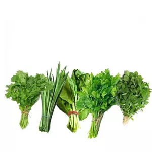 انواع سبزی ارگانیک شسته نشده و خرد نشده (لطفا نوع سبزیجات در توضیحات ذکر گردد)