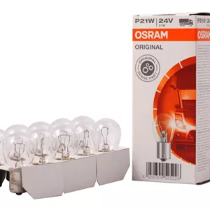 لامپ تک کنتاک اسرام - مدل P21W ولت 24 ( قیمت هر عدد )