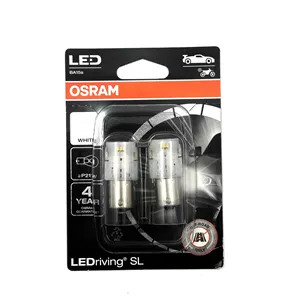 لامپ خودرو یک کنتاکت اسرام / مدل (BA15s) LED ولت 12 ( بسته دو عددی )