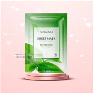 ماسک ورقه ای چای سبز فارماسی | آبرسان قوی و طراوت بخش پوست چرب