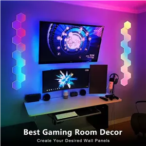 پنل دیواری هوشمند شش ضلعی 10 تکه RGB فوتونیکس مدل PX-HXA-03 همراه ریموت و اپلیکیشن موبایل