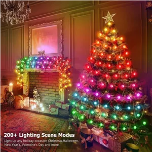 ریسه هوشمند 15 متری فوتونیکس مدل PX-LPX-15 همراه اپلیکیشن موبایل و ریموت کنترل و حساس به صدا با طرح دایره ای