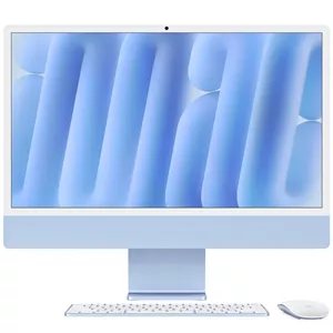 کامپیوتر All in One اپل 24 اینچی مدل iMac MWUF3 2024 M4 16GB 256GB آبی