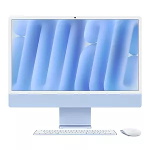 کامپیوتر All in One اپل 24 اینچی مدل iMac MWV13 2024 M4 16GB 256GB آبی