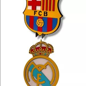 لوگو چوبی تیم های اسپانیا سایز بزرگ