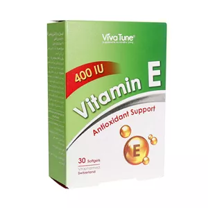 کپسول نرم ژلاتینی ویتامین E 400 واحد ویوا تیون بسته 30 عددی*965