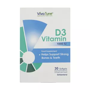 سافت ژل ویتامین D3 ویوا تیون بسته 30 عددی*950