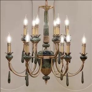 لوستر طرح باران ۱۲ شعله