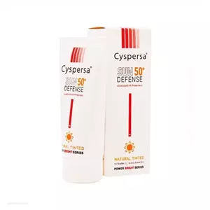 کرم ضدآفتاب رنگی صورت سیسپرسا مدل power bright NT حجم 50 میلی‌لیتر با SPF50، روشن‌کننده، حاوی ویتامین C و نیاسینامید