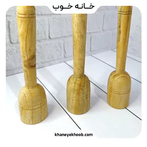 گوشت‌کوب چوبی سنتی دست‌ساز | دیزی و آبگوشت