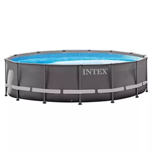 استخر پیش ساخته اینتکس آماده گرد با پمپ تصفیه شنی سایز 122 × 488