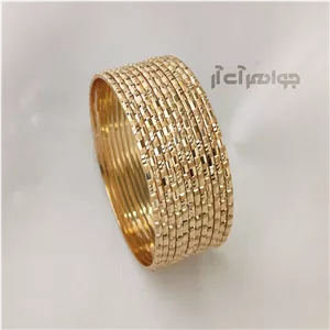 النگو طلاروس اصل پهنا 2 میلیمتر سایز زنانه بسته 6 عددی5 سال گارانتی