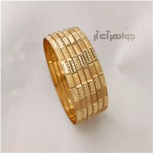 النگو طلاروس اصل پهنا 3 میلیمتر سایز زنانه بسته 6 عددی5 سال گارانتی