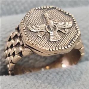 انگشتر فروهر 6ضلعی رکاب رولکسی