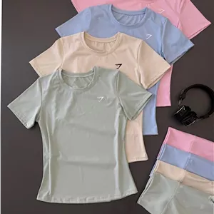 ست تیشرت و لگ ورزشی زنانه مدل فلامنت جیم شارک اورجینال کد 0563