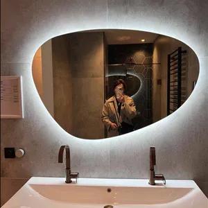 آینه بک لایت دفرمه مدرن کد Mba_022