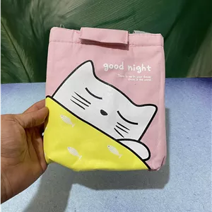 کیف حمل ظرف غذا مدل چسبدار کد cat