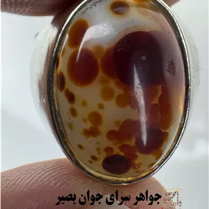 انگشتر عقیق مصور خاص مدل تجلی ارواح | دفع انرژی منفی