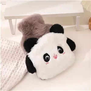 کیسه آب گرم وارداتی پولیشی با طرح پاندا و کاپی بارا پشمالو