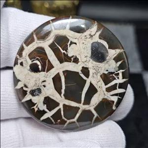 نگین کلکسیونی سنگ طبیعی سپتارین معدنی مراکش کد 34524