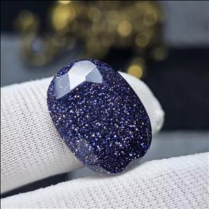 نگین سنگ دلربای سرمه ای تراش فست کد 34802