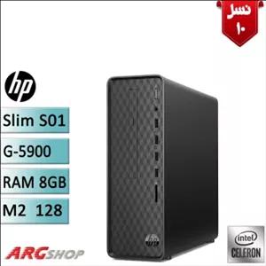 مینی کیس استوک اسلیم نسل دهم HP Slim S01 با cpu G5905 رم 8G d4 و M2 128