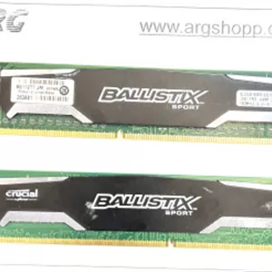 رم کامپیوتر استوک کروشیال بالستیک DDR3 با ظرفیت 2 گیگابایت باس ۱۶۰۰